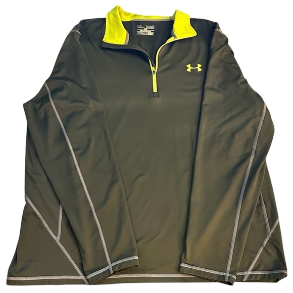 Under Armour Other - Under Armour Men's Performance Jacket in Black and Yellow 1/4 Zip